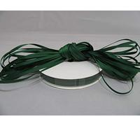 Beautiful Ribbon 1 Bundle of 3mm x 10 metres Grosgrain Ribbed Ribbon Dark Emerald Green Double Sided 3 mm 1/8"