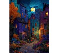 Beautiful Road Jigsaw Puzzle 4000 Piece, Puzzles for Adults 4000, The Impossible Challenge, Jigsaw Puzzle Games Classic Educational, Wooden Puzzles, for Home Wall Decoration Gift FNKL1-721