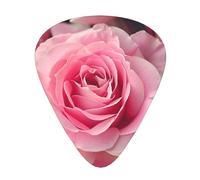 beautiful Rose Print Guitar Picks 12-Pack - Assorted Thickness Picks (0.46mm, 0.71mm, 0.96mm) with Storage Box & Assorted Unique Design for Acoustic, Electric, Bass, and Ukulele Players