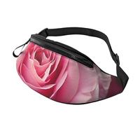 Beautiful Rose Printed Personalized Waist Bag, Lightweight and Versatile Crossbody Bag for Everyday and Outdoor Adventures