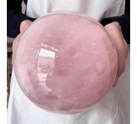 Beautiful Rose Quartz Sphere Crystal Ball Ornaments (Size : 1500-1600g)