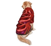 Beautiful Roses Dog Hoodie – Soft & Breathable Polyester Pet Clothes for Medium, and Large Dogs