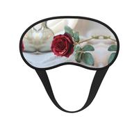 Beautiful Roses Light-Blocking Sleeping Eye Mask – Ultra-Soft and Comfortable, Perfect for Travel, Camping, Shift Work, and Meditation with Adjustable Straps