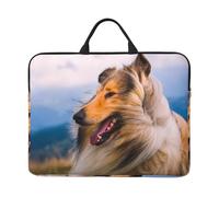 Beautiful Rough Collie, 14 Inch Laptop Sleeve, Notebook Bag Laptop Case Sleeve Briefcase with Handle