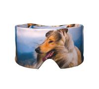 Beautiful Rough Collie, Full Eye Covers Light Blocking Eye Mask Sleep Eye and Ear Muffs