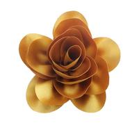 Beautiful Satin Flower Plant Pin, Delicate Brooch French Brooch with Unique Pattern for Fashionable Forward Individual Lapel Pin, one size, As described