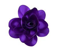 Beautiful Satin Flower Plant Pin, Delicate Brooch French Brooch with Unique Pattern for Fashionable Forward Individual Lapel Pin, one size, As described
