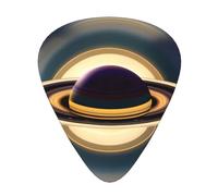 Beautiful Saturn 12 guitar picks per pack, available in 3 different thicknesses, suitable for electric guitars, ukuleles, etc.
