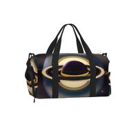 Beautiful Saturn Duffel Bag with Shoe Compartment - Lightweight Water-Resistant Holdall Gym Bag with Built-in Wet and Dry Separation Pouch