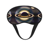 Beautiful Saturn It is a Black-Rimmed Eye mask. The Soft Eye mask can Improve Sleep Quality and is Suitable for Indoors, Outdoors and Traveling.