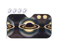 Beautiful Saturn Pattern Car Windshield Sun Shade Dust Sun Cover Water Protection Windscreen Sunshade For Automotive Vehicle Trucks 70x130cm