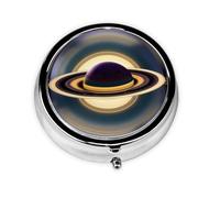 Beautiful Saturna Small Three-Compartment Medicine Box That Can Be Placed in Your Pocket Or Purse and Can Store Vitamins.