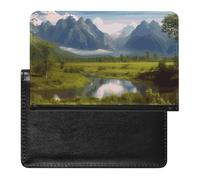 Beautiful Scenery Passport Holder,Compact Lightweight Waterproof Passport Cover, Portable Stylish Travel Wallet Accessories for Women Men