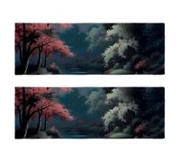 Beautiful Scenery under the Moon Quick-Dry Sports Towel with Cooling Fabric - Lightweight, Highly Absorbent for Gym, Yoga, Running & Outdoor Activities