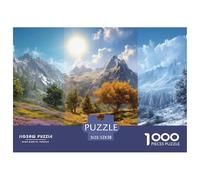 Beautiful SceneryPremium Jigsaw Puzzles for Adults Beautiful Scenery A 1000-Piece (Advanced) Challenging Educational Brain Game - An Engaging And Thoughtful Gift Idea for Adults And Older Kids Age 12