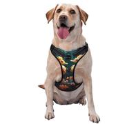 Beautiful Seahorse Couple Medium Printed pet Traction Vest for Pets to wear When Walking The Dog or Climbing Mountains