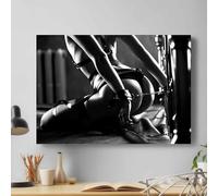 Beautiful Sexy Lingerie In Bdsm Outfit Canvas Wall Art Picture Print Home Decoration (76cm X 51cm)