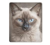 Beautiful Siamese Cat Rubber Mouse Pad