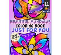 Beautiful Simple Mandalas - Stress Relief Coloring Book for Adults and Kids - Square Designs: Easy Adult Coloring Book for Women, Seniors and Kids with Bold Large Print Designs, 8.5 x 11 in