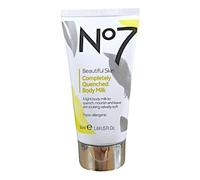 Beautiful Skin Completely Quenched Body Milk by Nō 7 | A Light, Soft Body Milk to Quench & Nourish Skin | Hypo-Allergenic | 50mL[Travel Size]