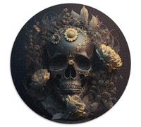 Beautiful Skull 1000-Piece Jigsaw Puzzle Cardboard Jigsaw for Mother'S Day, Birthdays, Christmas 67.5x67.5cm