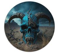 Beautiful Skull Adult Jigsaw Puzzles 1000 Pieces Cardboard Puzzles Family Activity, DIY Home Decor, 67.5x67.5cm
