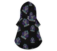 Beautiful Skull Dog Hoodie Luxury Dog Clothes Winter Dog Jacket Pet Clothes Hoodie French Bulldog Teddy Pug Puppy Clothes S