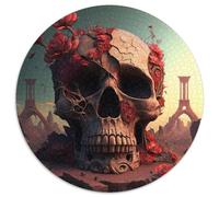 Beautiful Skull JigsawPuzzle 1000 Pieces for Adults Cardboard Puzzles Family Interactive Game, Craft Gift with Colorful Artwork 67.5x67.5cm