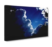 Beautiful Sky Clouds No.3 Canvas Print | Gallery Wrapped 30mm Frame Wall Art | 30x20 inches | Ready to Hang | Modern Picture | Living Room Bedroom Lounge Office