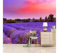 Beautiful Sky Trees Purple Lavender Modern 3D Wallpaper Premium Textured Silk Neutral Tones Material Ideal for Living Room Bedroom-150cm×105cm