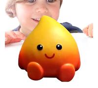 Beautiful Slow Rising Squeze Ball - Cute Flame-shaped Soft Toy, Kawii Cartoon Handheld Stress Toy | Slow Rebound Simulation Squeze Toy, Sensory Fidget Ball for Ents