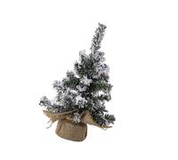 Beautiful Snow Covered Christmas Tree Tabletop Christmas Tree Ornament With Snow Effect For Small Spaces Setting Festival Holiday Ornament