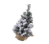 Beautiful Snow Covered Christmas Tree Tabletop Christmas Tree Ornament With Snow Effect For Small Spaces Setting Festival Holiday Ornament