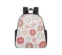 Beautiful Snowflake Circle Backpack for College 12.40x5.12x14.17inch Commuter Backpack Multipurpose Casual Lightweight Backpack Business Travel School,Office