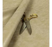 Beautiful Soft Textured Semi Faux Suede Upholstery Fabric, Gold