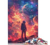 Beautiful Space Scene Puzzle Jigsaws 1000 Pieces for Adults & Teenager Age 12 Years Up Christmas Eve Gifts 1000pcs (75x50cm)