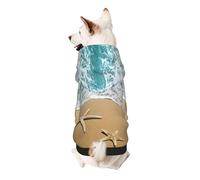 Beautiful Starfish On Beach Sand Print Dog Hoodie For Small Dogs, Warm, Soft, And Breathable Sweatshirt, Easy To Wear Jumper, Pet Winter Weather Coat Pullover