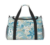 Beautiful Starfish Print Duffel Bag for Travel Weekender Overnight Carry On Bag Women Men Gym Luggage Bag Carry on