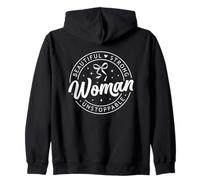 Beautiful Strong Unstoppable Woman Zip Hoodie