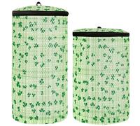 Beautiful Stylish St. Patrick's Day Lucky Green Clover Shoe Wash Bag For Washing Machine Sneaker Bag For Washing Machine 2 Pcs Sneaker Bags For Laundry Shoe Bag For Washer, beautiful stylish St.