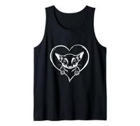 Beautiful Sugar Glider Silhouette Design Sugar Glider Lovers Tank Top