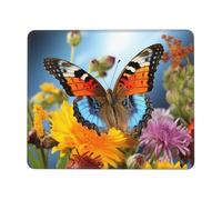 Beautiful Summer Butterfly Mouse Pad (Horizontal) For Home Office Portable Mouse Pad For Computer