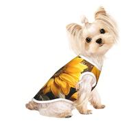 Beautiful Sunflower 4 Print Dog Shirt Summer Pet T-Shirts Stretchy Cats Dogs Tee Shirt Sleeveless Tank Top Dog Vest