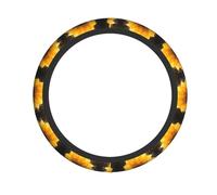 Beautiful Sunflower 4 Print Steering Wheel Cover Protector Easy Installation Cars Trucks Interior Accessory
