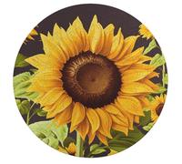 Beautiful Sunflower Jigsaw Puzzle Challenging Round Animals Puzzle Wooden Jigsaw Puzzles for Adults Families 195 PCS