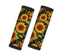 Beautiful Sunflower Print Wraps Luggage Id Tags Door Handle Travel Essentials Luggage Handle Wrap Grips