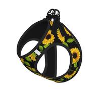 Beautiful Sunflower Printing Puppy Summer Vest Harness With Reflective,Dog Accessories For Small Medium Large Dogs And Cats