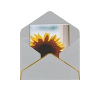 Beautiful Sunflowers Print Greeting Card Paper, Half Fold To Cards For Birthday, Wedding, Party.