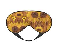 Beautiful Sunflowers Printing Rest Sleep Eye Mask, Soft Eye Mask for Home & Camping, Blocks Light, Comfortable for Most Users