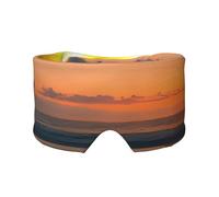 Beautiful Sunrise Ocean Print Soft Eye and Ear Muffs for Adults Sleeping Protection Cover for Travel Nap Relief